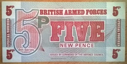 Grande-Bretagne - 5 New Pence - 1972 - PICK M47 - NEUF - British Armed Forces & Special Vouchers