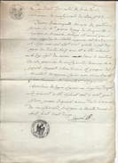 Acte D'Etat Civil/ Certificat De Décés/Dominiquette BIROSSE De Gandés/de Roqueville/Montgiscard/Toulouse/1812     AR57 - Unclassified