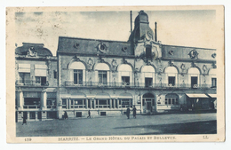 64 - Biarritz Le Grand Hotel Du Palais Et Bellevue 1924 - Biarritz
