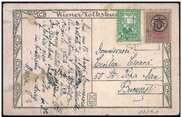 Romania/Roumanie: Cartolina Card, Carte - Lettres & Documents