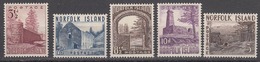 Norforlk Island 1953 Mint Mounted, Sc# 13, 15-18 - Norfolk Eiland