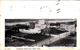 COLUMBIA UNIVERSITY NEW YORK Belle Cpa Animée Circulée En 1904 Bon état Voir Scans - Enseñanza, Escuelas Y Universidades