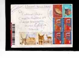 TEM8873     /     ARGENTINA    POSTAL HISTORY   /    REGISTERED   AIR MAIL     LETTER TO   ITALY - Covers & Documents