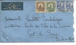 Guerre 1939/45 Militaire SP 514 Obl. "poste Aux Armées" Type3"FM Affr. Tunisie 166, 168, 170x2 - Lettres & Documents