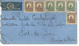 Guerre 1939/45 Militaire SP 514 Oblitération Sfax 1939"FM Affr. Tunisie 166x3, 168x3 - Covers & Documents