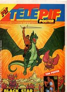 TéléPif Poster Le Nouveau Pif Black Star - Poster Julien Clerc De 1985 - Pif - Autres