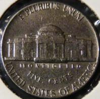 USA - 1975 - KM 192 - 5 Cents - Mintmark "D" - Denver - VF - Look Scans - 1938-…: Jefferson