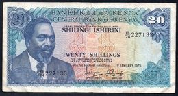 KENYA 20 SHILLINGS 1975 F P-13b - Kenya