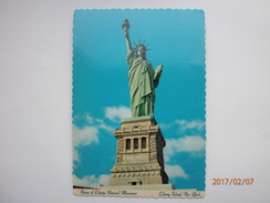 Postcard Statue Of Liberty National Monument Liberty Island New York With 1984 Olympic Stamp My Ref B2359 - Statue De La Liberté