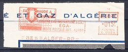 EMA - -ALGER RP-23 Mars 1955-machine C0024-Eau Chaude à Volonté Avec Chaffe Eau InstantanéA Gaz_EGA Sur Fragment - Lettres & Documents