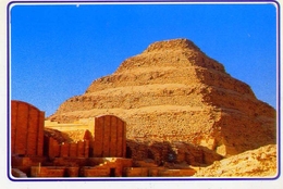 Pyramide A Degres De Zoser - Stufenpyramidwe Von Zoser - Egitto - Formato Grande Viaggiata - E - Pyramides