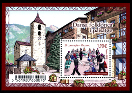 ANDORRA/Andorre 2015 Folkloric Dance - Contrapas** - Blocs-feuillets