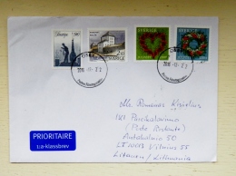 Cover From Sweden To Lithuania 2016 Osby - Storia Postale