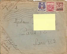 ENVELOPPE TIMBREE En 1945 - POSTE ALGERIE - Timbres-taxe