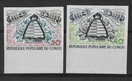 CONGO - YVERT N° 340/341 NON DENTELES ** - ABEILLES - BIENE - BEE - Nuevas/fijasellos