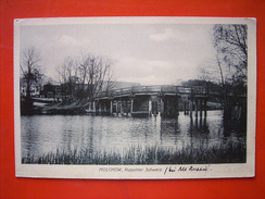 Alte AK Molchow Bei Neuruppin , Ruppiner Schweiz Mit Brücke Am See , Gel.1910 , TOP  !!! - Neuruppin