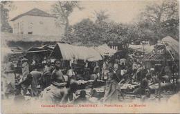 CPA Porto NOVO Afrique Noire Colonies Françaises Non Circulé Marché - Dahomey