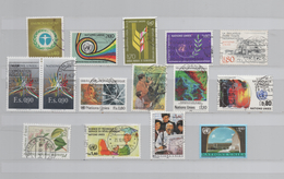 ONU OFFICE DE GENEVE LOT 15 TIMBRES VALEUR 30,00 EUROS 1er CHOIX - Used Stamps