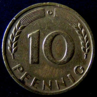 Germany - 1949 - KM 103 - 10 Pfennig - Bank Deutscher Länder - Mintmark "G" - Karlsruhe - F - Look Scans - 10 Pfennig