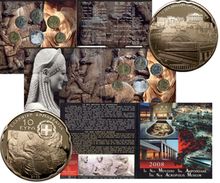 Greece - Official BU Set 2008 + 10 Euro Silver Acropoli - Grecia