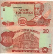 BOLIVIA   New 20 Bolivianos  Serie  I  (P234   2014 ) UNC - Bolivia