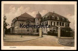 ALTE POSTKARTE LEVERKUSEN OPLADEN LANDRATSAMT Amt Villa Postcard Cpa AK Ansichtskarte - Leverkusen