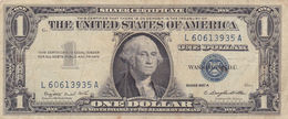 USA 1 $ DOLLAR 1957A SILVER CERTIFICATE G-VG "free Shipping Via Regular  Air Mail (buyer Risk)" - Certificaten Van Zilver (1928-1957)