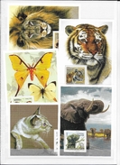 GUINEE - COLLECTION De 9 RARES BLOCS ANIMAUX De 2002 ** -  FORTE FACIALE - Guinée (1958-...)