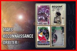 BEQUIA 2006 SPACE // MARS ORBITER M/S Of 4  SC#396 MNH ** FREE POSTAGE Is POSSIBLE - Collections
