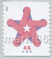 USA - 2013 - Patriotic Star - Mint Stamp - Neufs