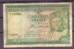 Mali 500 Fr Modibo  VF - Mali