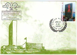 U.N. - UNITED NATIONS POSTAL ADMINISTRATION - NEW YORK - SARASOTA NATIONAL STAMP EXHIBITION 2003 - SPECIAL CANCEL - Maximumkaarten