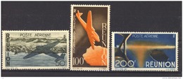 Réunion  -  Avion  :   Yv  42-44  * - Airmail