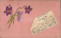 T2/T3 Floral Silk Greeting Card - Unclassified