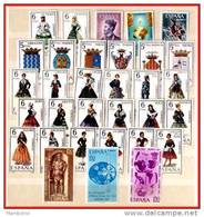 Espagne ~   Lot De 55 Valeurs Diff.   Tout En Neuf  X X - Collections