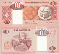 ANGOLA 10 Kwanzas 1999. UNC P-145 - Angola