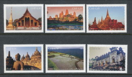 UN Geneva 2015 Cat # 603. Heritage SE ASIA (Set Of 6 From Booklet). MNH (**) - Unused Stamps