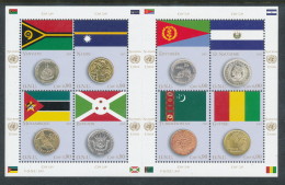 UN Geneva 2015 Cat # 594 SS. Coin And Flag. MNH (**) - Blokken & Velletjes
