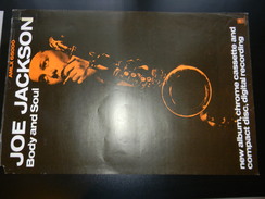 Affichette Joe Jackson Body And Soul 60 X 40 Cm - Posters