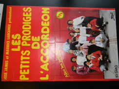 Affichette Les Petits Prodiges De L'accordeon 59 X 39 Cm - Manifesti & Poster