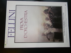 Affichette Cinema Prova D'orchestra De Fellini 53 X 40 Cm - Affiches & Posters