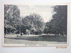 Postcard Bad Mergentheim Im Kurpark Germany My Ref B1725 - Bad Mergentheim