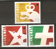 2015 Zu 1549-1551 / SBK 1549-1551 / Mi 2392-2394 / YT 2318-2320 GENÈVE NEUCHÂTEL VALAIS ** / MNH - Unused Stamps