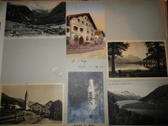 14x Ansichtskarten / Fotos - Bergün / Bravuogn , Silvaplana , Hotel , Chasellas , Albumseite , Panorama , Album , AK !!! - Bergün/Bravuogn