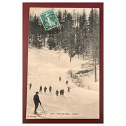Delcampe - Dans Les Alpes  Skieurs 1020  Sauvaige  Nice - Wintersport