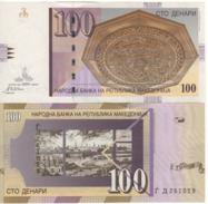 MACEDONIA. 100 Denari  P16e   2004  UNC. - Noord-Macedonië