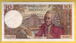 BILLET FRANCAIS - 10 Francs Voltaire 8-1-1971 Presque NEUF - 10 F 1963-1973 ''Voltaire''