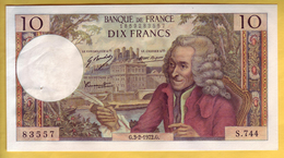 BILLET FRANCAIS - 10 Francs Voltaire 3-2-1972 SUP+ - 10 F 1963-1973 ''Voltaire''