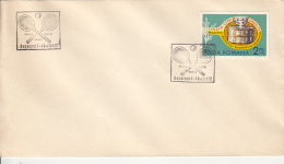 TENNIS, DAVIS CUP FINALS, ROMANIA-USA GAME, SPECIAL POSTMARKS AND STAMP ON COVER, 1972, ROMANIA - Tennis