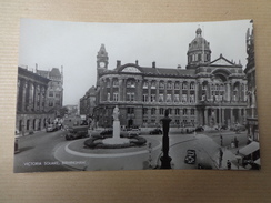 CPA PHOTO ANGLETERRE BIRMINGHAM VICTORIA SQUARE  VOITURES ANCIENNES - Middlesex